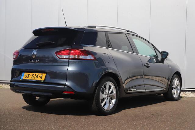 Renault CLIO Estate 0.9 TCe Limited Navigatie Clima Cruise Bluetooth Parkeersensor 16 inch LMV Getint Glas