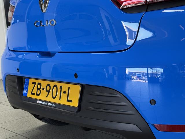 Renault CLIO 0.9 TCe Zen/ Apple + Android/ DAB+/ Navi/ Airco/ Cruise/ Elek. pakket/ Isofix/ Bluetooth/ Armsteun/ Multi. LEDER. Stuur/ PDC/ Extra getint glas.