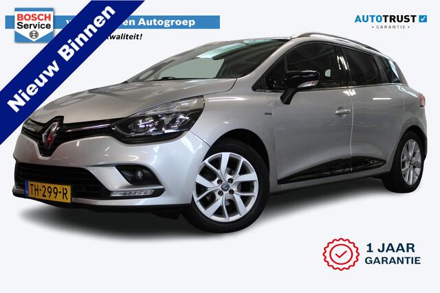 Renault CLIO Estate 0.9 TCe Limited | Incl. 12 maanden garantie | Cruise control | Trekhaak | Airco | DAB radio | Parkeersensoren | Keyless entry |