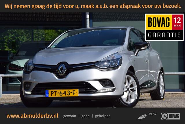 Renault CLIO 0.9 TCe Limited | Org. NL | BOVAG Garantie | Trekhaak | All Season Banden | Cruise Control | Navigatie | Bleutooth | PDC Achter | Airconditioning | 16'' Velgen |
