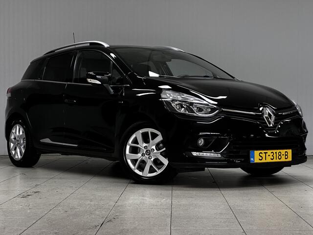 Renault CLIO Estate 0.9 TCe Limited/ Keyless/ Navi/ Airco/ Cruise/ Elek. pakket/ Isofix/ Bluetooth/ Armsteun/ Multi. LEDER. Stuur/ 16'' LMV/ Mistl./ PDC/ Extra getint glas/ Chroom/ Dakrails.