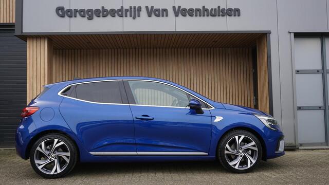 Renault CLIO 1.6 E-Tech Hybrid 140pk R.S. Line Navi 17inch LM Sporstoelen LED *NL auto* IronBlauw Metallic *1e Eigenaar* 68295km!