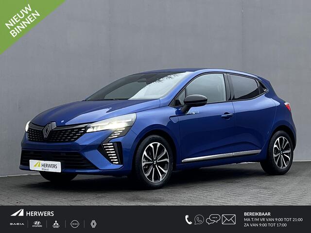 Renault CLIO 1.0 TCe 90 GPF techno / Fabrieksgarantie tot 07-2027** / Slechts 1.282 km / Stuur- en stoelverwarming / Navigatie / Apple Carplay Android / 16"LM wielen /