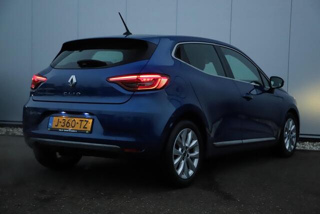 Renault CLIO 1.0 TCe Intens 101PK Half Leder Sfeerverlichting 17 inch LMV Full LED Climate Cruise Control Navigatie Carplay Android Parkeersensor Rijstrooksensor