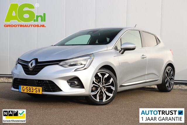 Renault CLIO 1.0 TCe Intens 101PK Half Leder 17 inch LMV LED Navigatie Carplay Android Climate Cruise Control Rijstrooksensor