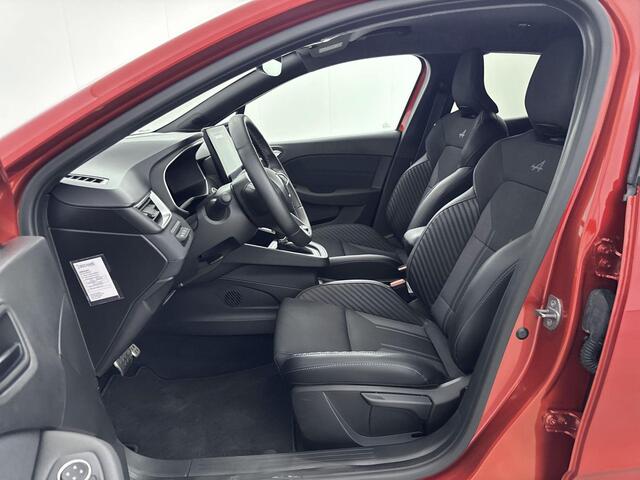 Renault CLIO 1.6 E-Tech Full Hybrid 145Pk esprit Alpine | Draadloze Apple & Android Carplay | Parkeersensoren Voor & Achter | 360 Camera | Multi Sense | Privacy Glass | Lichtmetalen Velgen | Privacy Glass | All Season Banden |