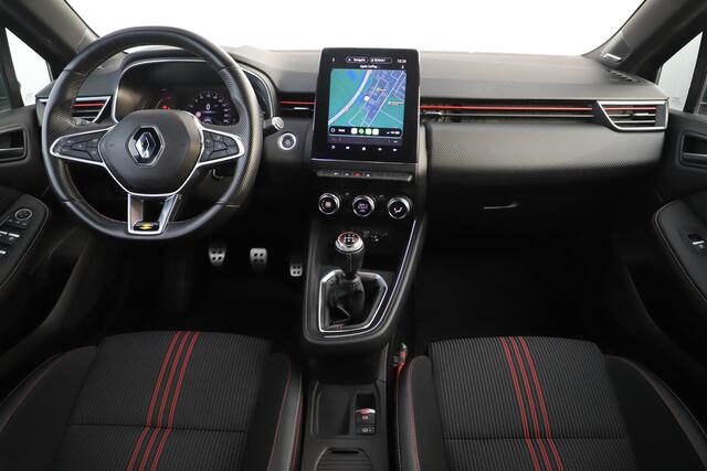 Renault CLIO 1.0 TCe R.S. Line Trekhaak 17 inch LMV BOSE Groot Navigatie Achteruitrijcamera Carplay Android Half Leder