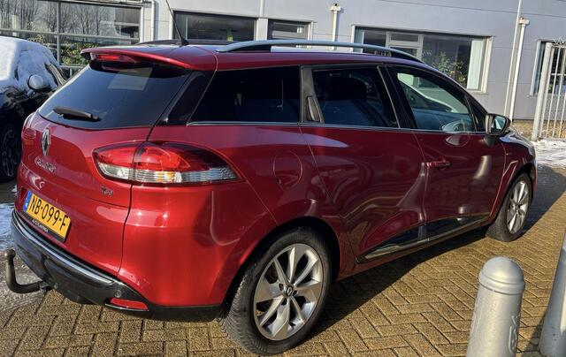 Renault CLIO Estate 0.9 TCe Limited 90PK | ZEER NETTE STAAT | NL Auto | Afneembare Trekhaak | Airco | Cruise Control | DAB+ | Armsteun | Lichtmetalen Velgen | Parkeersensoren | Navigatie | 2 Sleutels |