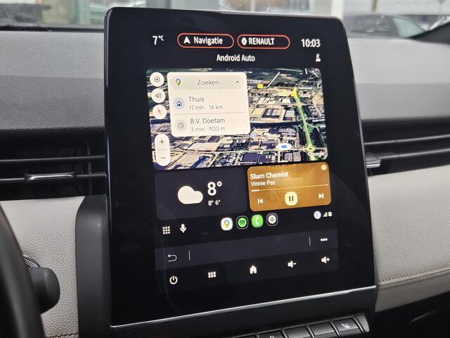 Renault CLIO E-Tech Hybrid 140PK Initiale Paris / BOSE Premium Audio / Lederen Bekleding / Stoel & Stuurverwarming / Apple Carplay & Android Auto / All Season Banden / Trekhaak / Navigatie / Achteruitrijcamera /