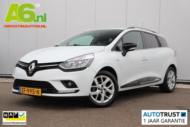 Renault CLIO Estate 0.9 TCe Limited Navigatie Airco Cruise Control Bluetooth 16 inch LMV LED Donkere Ramen