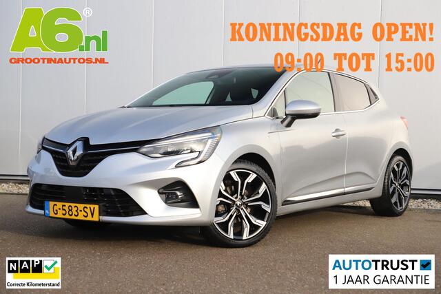 Renault CLIO 1.0 TCe Intens 101PK Half Leder 17 inch LMV LED Navigatie Carplay Android Climate Cruise Control Rijstrooksensor