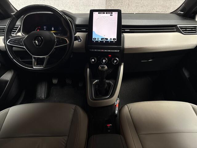 Renault CLIO 1.0 TCe Initiale Paris (VIRTUAL COCKPIT, APPLE CARPLAY, GROOT NAVI, LEDER, STUUR/STOELVERWARMING, CAMERA, SPORTSTOELEN, KEYLESS, GETINT GLAS, LM VELGEN, ZWART HEMEL, NIEUWSTAAT)