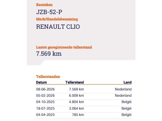 Renault CLIO 1.0 TCe 90pk 2025 7500KM Carplay | DAB | LED