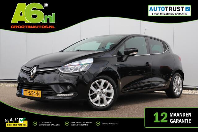 Renault CLIO 0.9 TCe Limited Navigatie Bluetooth 16 inch LMV Airco Cruise Control Donkere Ramen