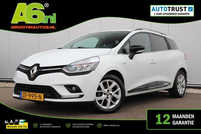 Renault CLIO Estate 0.9 TCe Limited Navigatie Airco Cruise Control Bluetooth 16 inch LMV LED Donkere Ramen
