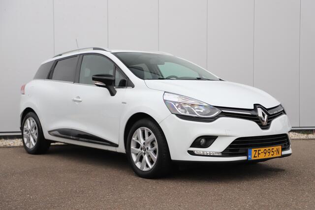 Renault CLIO Estate 0.9 TCe Limited Navigatie Airco Cruise Control Bluetooth 16 inch LMV LED Donkere Ramen
