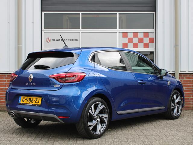 Renault CLIO 1.0 TCe 100PK R.S. Line /NAVI/PDC/360° Camera/17'LM/Trekhaak/Cruise control/DAB+/LED/Android auto/Leder/ISOFIX/NAP! 2e eig!