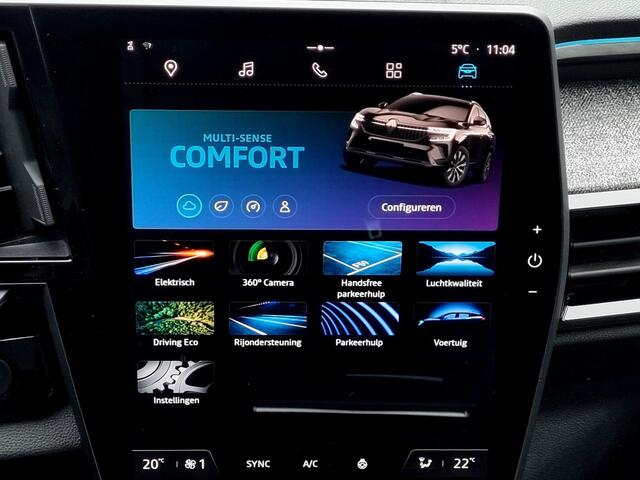 Renault ESPACE E-Tech Full Hybrid 200 techno 7p. Automaat / 7 Persoons / Rondomzicht Camera / Elektrische Achterklep / Cruise Control Adaptief