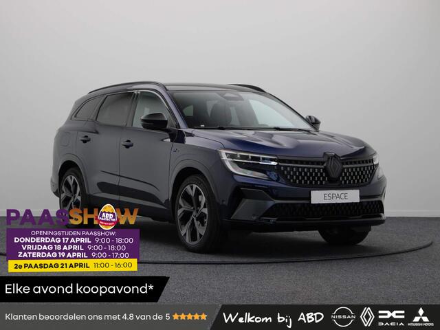 Renault ESPACE E-Tech Hybrid 200pk esprit Alpine 5p. | Panoramisch vast glazen dak | HUD | Elek. voorruit | Stoel- en stuurwielverwarming |