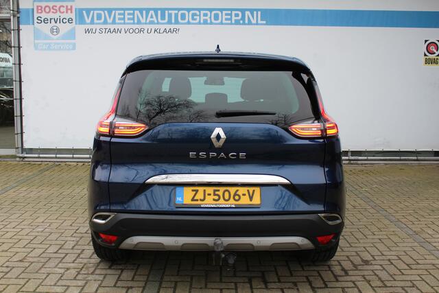 Renault ESPACE 225 pk Intens 7p. | Incl. 12 maanden Garantie | Panorama dak | Trekhaak | Parkeersensoren V+A | Cruise controle | Navigatie | Apple CarPlay/Android Auto | Climate controle | Keyless entry/start | Digital Cockpit | DAB | Half lederen bekleding | Dodehoek d