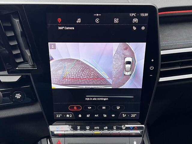 Renault ESPACE E-Tech full hybrid 200 esprit Alpine 7p. / Fabrieksgarantie tot 02-2027 / Dealer onderhouden / 7 persoons / 1.500 kg trekgewicht / Elektrische stoelen met massage functie / Elektrische klep / HUD / Camera 360° / Navi / Apple Carplay Android / 20" LM wiel