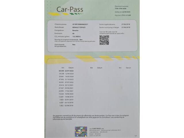 Renault ESPACE 1.8 TCe Initiale Paris | 1ste Eigenaar | Pano | Leer | Navi | Nap | Interesse, Proefrit? Bel of app met: 06-24 28 28 42 / 06-42130156