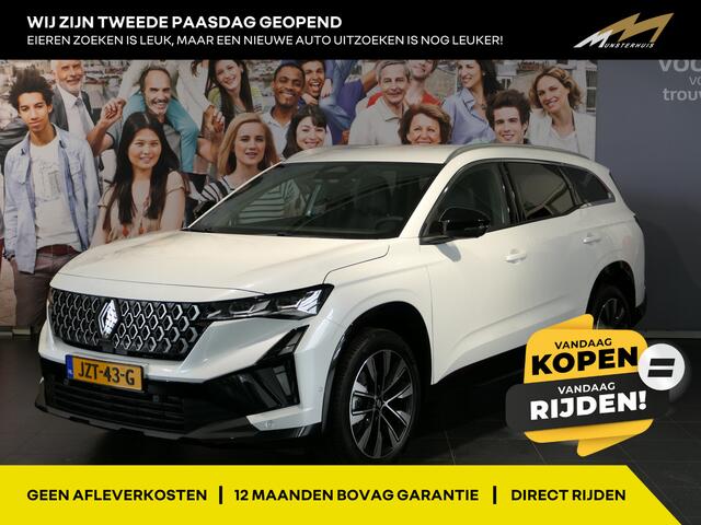 Renault ESPACE E-Tech full hybrid 200 techno 7p. - NIEUW! - Rondom camera - Stuur, stoel en voorruitverwarming - Parkeerassistent