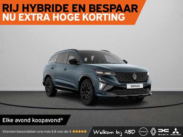 Renault ESPACE esprit Alpine Hybrid 200 | Elektronisch geregelde airconditioning | ISOFIX-bevestigingssysteem voor kinderzitjes buitenste zitplaatsen achter | Renault Handsfree Card voor openen, sluiten en starten zonder sleutel