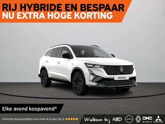 Renault ESPACE esprit Alpine Hybrid 200 | Elektronisch geregelde airconditioning | ISOFIX-bevestigingssysteem voor kinderzitjes buitenste zitplaatsen achter | Renault Handsfree Card voor openen, sluiten en starten zonder sleutel