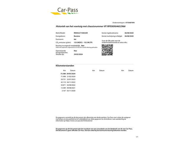 Renault KADJAR 1.3 TCe Intens Navi/Camera-360-Klima/Cruise/73dkm...