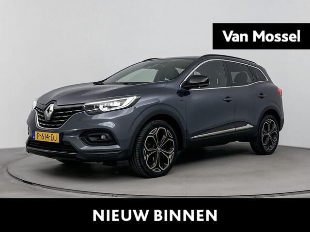 Renault KADJAR 1.3 TCe Black Edition | Climate Control / ECC | Licht metalen velgen 19 inch | Cruise control | Navigatie | Half lederen bekleding grijs | Stoelverwarming | LED koplampen | Park Distance Control voor en achter | Achteruitrijcamera | Dakrailing |
