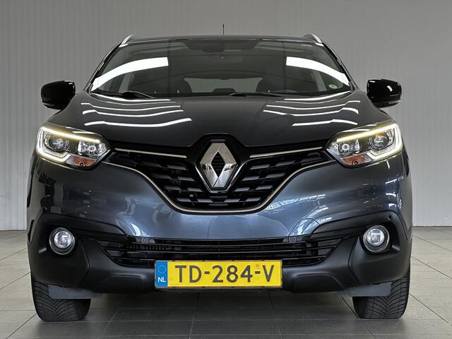Renault KADJAR 1.2 TCe Limited/ Trekhaak/ Keyless/ Half-Leder/ DAB+/ Apple + Android/ Navi/ Clima/ Cruise/ Bluetooth/ Armsteun/ Multi. LEDER. Stuur/ 17'' LMV/ Mistl./ PDC V+A/ Extra getint glas.