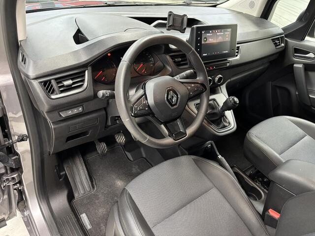 Renault KANGOO 1.5 Blue dCi 115 Luxe L2 / Automatische airco / Trekhaak / Keyless entry + start / Zijschuifdeur links + rechts / Navigatiesysteem full map / Pack Securité / Achteruitrijcamera / Trekhaak / Parkeersensoren voor + achter / Cruise control / Apple Car Play &