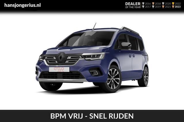 Renault KANGOO E-TECH Dubbele Cabine L2H1 44kWh 120 1AT Advance | Cruise control en snelheidsbegrenzer | Draadloze oplader voor smartphone met Qi-charge | Elektrisch bedienbare ramen (met sneltoets bestuurderszijde)