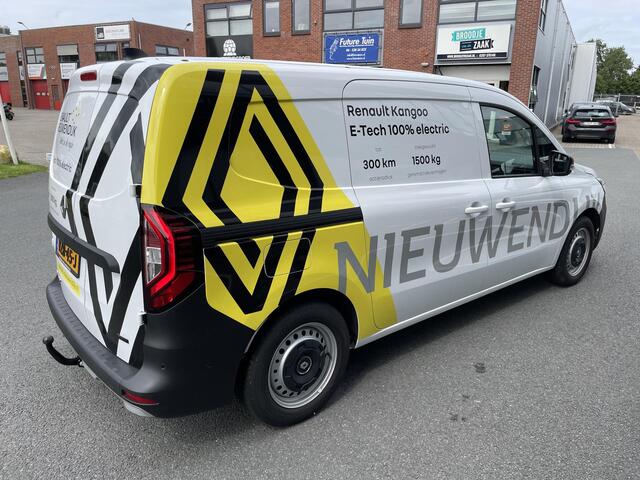 Renault KANGOO E-Tech Extra L2 22 kW 44 kWh Renault Kangoo E-Tech Extra 22 kW L2 / QUICK CHARGE DC / SCHUIFDEUR LINKS / NAVIGATIE + APPLE CARPLAY / VERWARMDE STOELEN