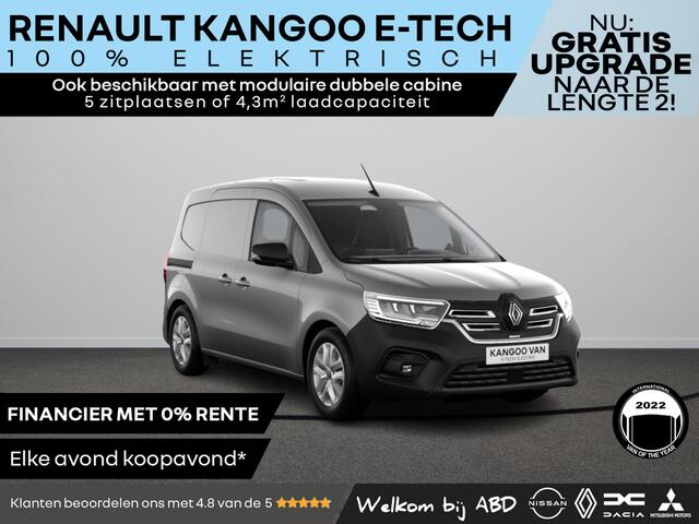 Renault KANGOO Advance 44 kWh | Cruise control en snelheidsbegrenzer | Elektrisch bedienbare ramen (met sneltoets bestuurderszijde) | Elektronisch geregelde airconditioning