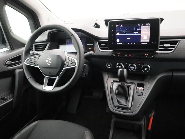 Renault KANGOO E-Tech Extra L1 44 kWh | Adaptieve Cruise Control | Stoel- & Stuurwielverwarming | Voorruit Verwarmd | Camera | PDC Rondom | Full-Map Navigatie | Blind Spot Warning | LED Pure Vision | Keyless |