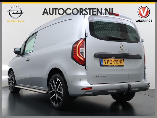 Renault KANGOO D 96pk ¤0,- BTW/BPM !! Luxe Navi Airco Camera 1/2 Leer Trekhaak Euro 6 Apple Carplay Android PDC Cruise Control Lmv Pure-Vision LED-v+a DAB PDC 1.5DCi Betonplexvloer Wandbetimmering Achterdeuren Schuifdeuren Sidebars Priv.Glass Licht-Regensensor Mistlampe