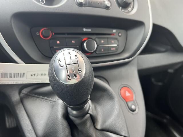 Renault KANGOO 1.5 Blue dCi 115pk E6 Maxi BPM Vrij! Lease ¤168 p/m, Airco, Navi, PDC, 2x Schuifdeur, Trekhaak, Volledig onderhoudshistorie aanwezig