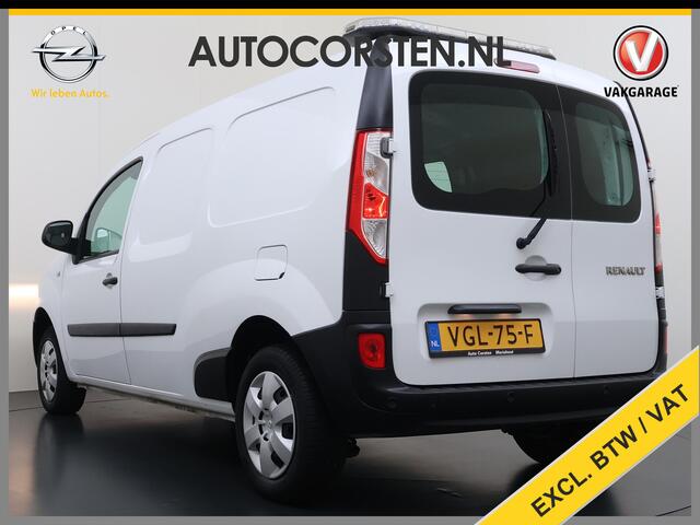 Renault KANGOO Z.E. Automaat Maxi SOH 96% Incl. Accu Airco Cruise Control Pdc Betonplex Vloer Lat om Lat Schuifdeur Dealeronderhouden 1e Eigenaar Origineel Nederlandse Auto