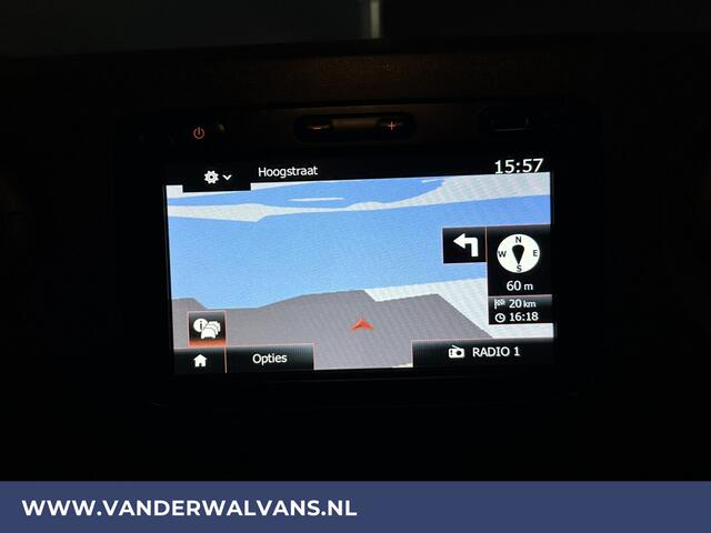 Renault MASTER 2.3 dCi 131pk L1H1 Euro6 Airco | Navigatie | Camera | Cruisecontrol | Sidebars Parkeersensoren, Chauffeursstoel, Bijrijdersbank