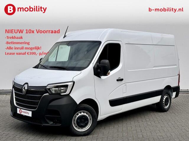 Renault MASTER T35 2.3 dCi 135PK L2H2 Comfort Rijklaar! NIEUW 10x VOORRAAD | Trekhaak | Betimmering | Navigatie | PDC