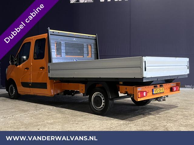 Renault MASTER 2.3 dCi Pick up Open laadbak Dubbele cabine Euro6 Airco | 7 Zitplaatsen Trekhaak 2500KG, Bluetooth-telefoonvoorbereiding