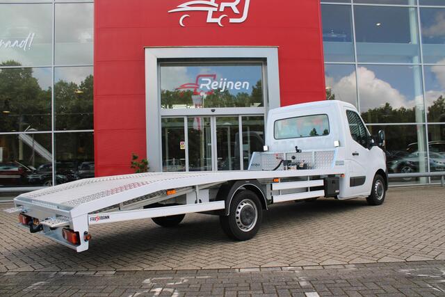 Renault MASTER T35 2.3 dCi 165PK L3 | OPRIJWAGEN | AUTOTRANSPORTER | 3500KG | LIER | CRUISE CONTROL | AIRCO | ZEEPPOMP EN KRAAN | VERLICHTING BUITENZIJDE | TREKHAAK | NIEUWE AUTO! |