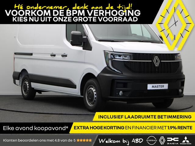 Renault MASTER T35 2.0 dCi 130pk L2H2 Advance | Trekhaak | Laadruimtepakket | Reservewiel | Draadloze oplader |