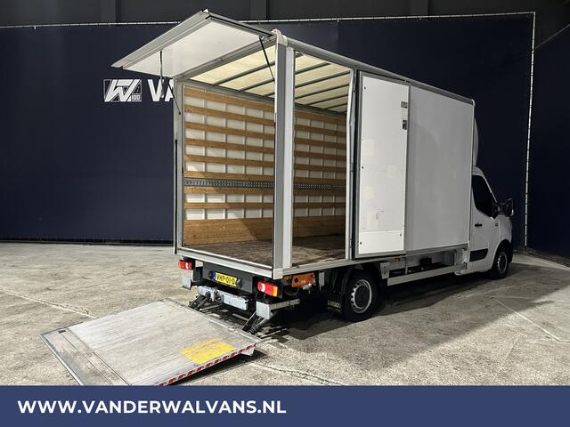 Renault MASTER 2.3 dCi 146pk 2500kg Trekhaak Bakwagen 232cm Hoog Laadklep Zijdeur Euro6 Airco | LAT OM LAT | Cruisecontrol Bijrijdersbank, LED,