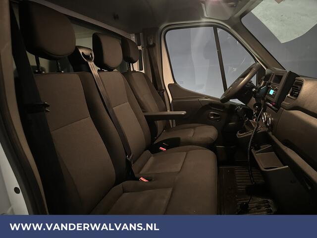 Renault MASTER 2.3 dCi 146pk 2500kg Trekhaak Bakwagen 232cm Hoog Laadklep Zijdeur Euro6 Airco | LAT OM LAT | Cruisecontrol Bijrijdersbank, LED,