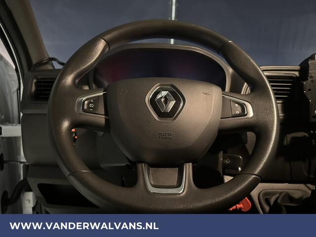 Renault MASTER 2.3 dCi 146pk 2500kg Trekhaak Bakwagen 232cm Hoog Laadklep Zijdeur Euro6 Airco | LAT OM LAT | Cruisecontrol Bijrijdersbank, LED,
