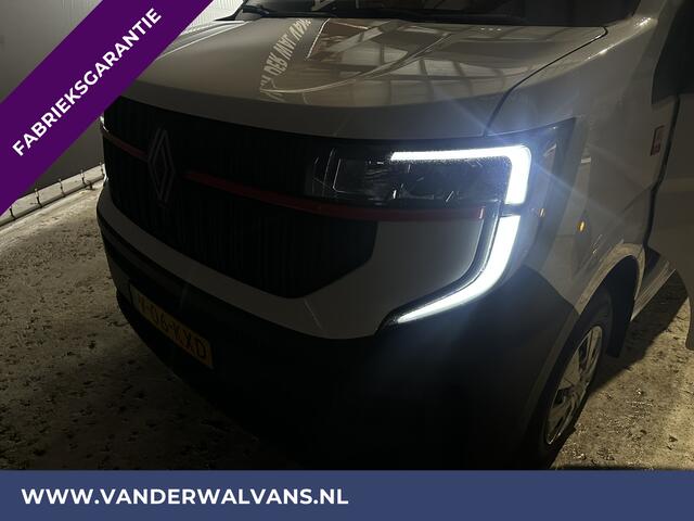 Renault MASTER 2.3 dCi 150pk Bakwagen 232cm Hoog Laadklep Zijdeur Fabrieksgarantie Euro6 Airco | LAT OM LAT | LED Cruisecontrol, Apple Carplay, Android Auto, Verwarmde voorruit, Bijrijdersbank, 945kg laadvermogen