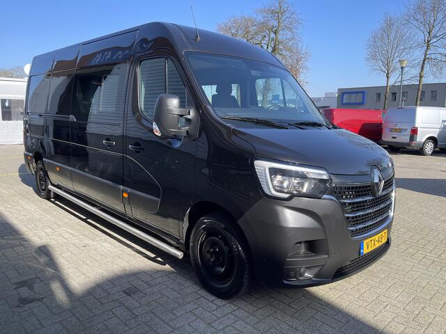 Renault MASTER T35 2.3 dCi 180pk autoaat L3H2 DC 6 persoons Energy Comfort / vaste prijs rijklaar ¤ 28.950 ex btw / lease vanaf ¤ 518 / pdc rondom / trekhaak 2500 kg / sidebars / airco / cruise / navi !